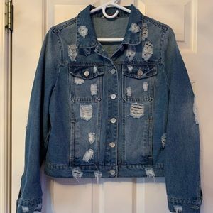 Denim jacket.